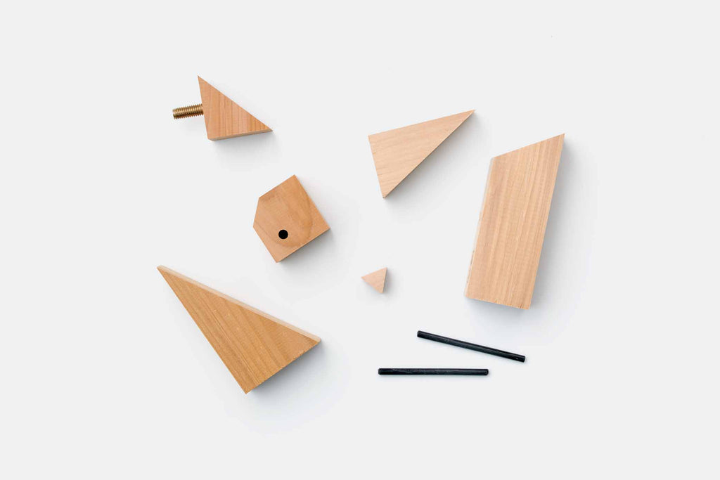Wooden bird kit designed by TORAFU ARCHITECTS for Ishinomaki Laboratory. Kikiva Design Australia.
