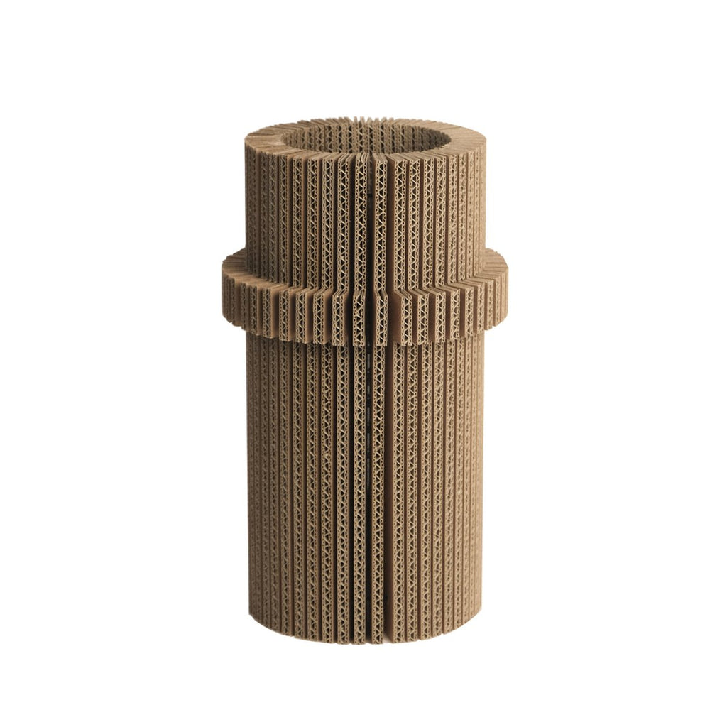 cardboard, sustainable vase