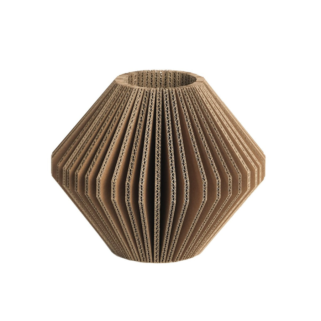 cardboard, sustainable vase